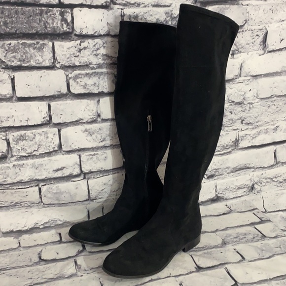 Calvin Klein suede over the knee boots - Picture 3 of 7